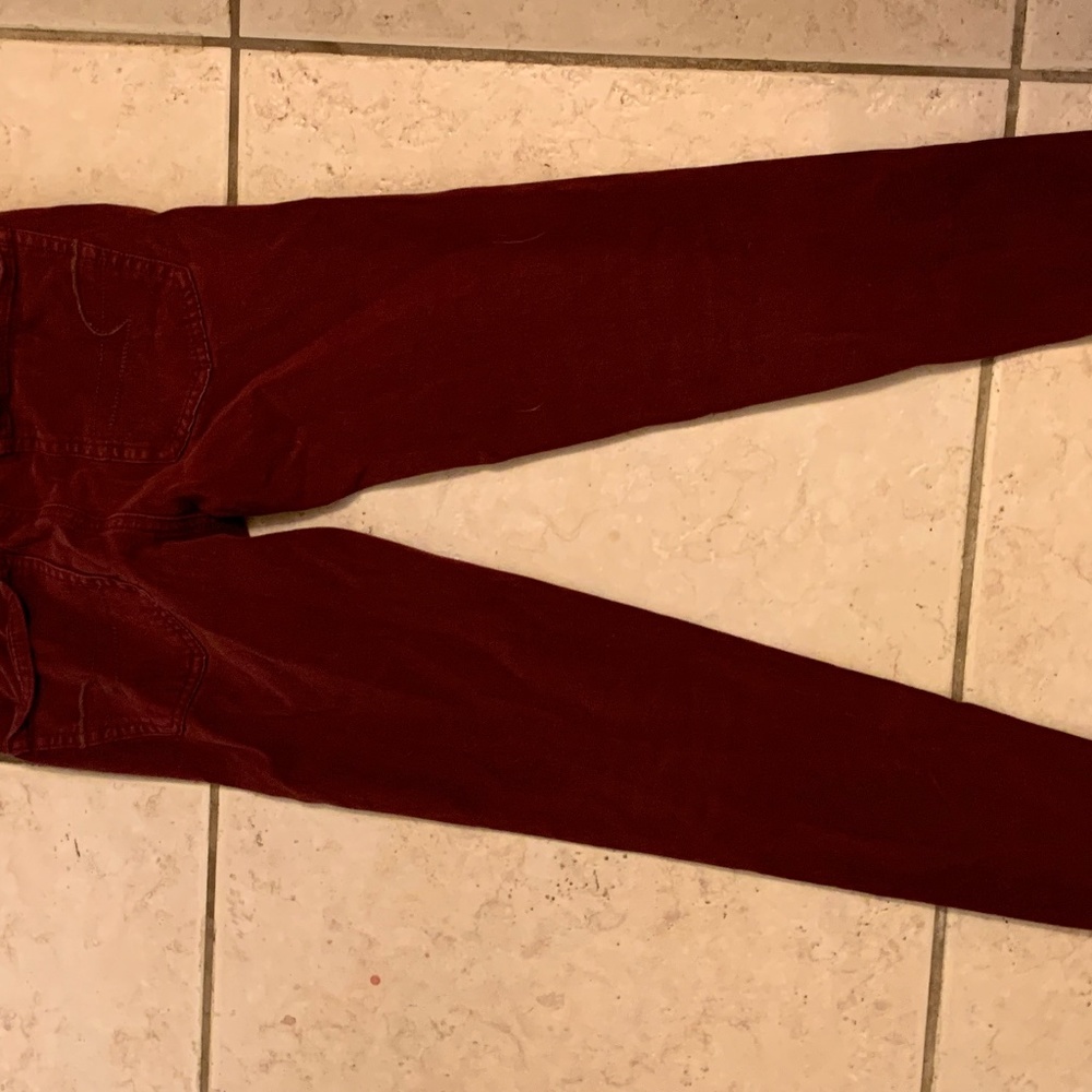 American Eagle  Burgundy jeans jeans jeans